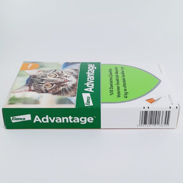 Advantage 4 Kg altı Kediler için Dış Parazit Damlası 0,4 ml x4 Pipet - Görsel 4