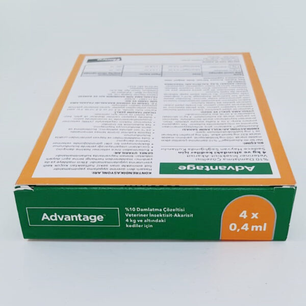 Advantage 4 Kg altı Kediler için Dış Parazit Damlası 0,4 ml x4 Pipet - Görsel 5