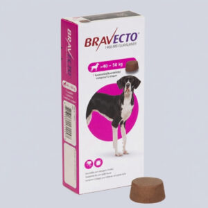 Bravecto 40-56 kg büyük ırk köpekler için 1400 mg iç dış parazit çiğneme tableti.